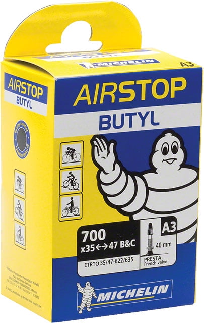 Michelin K4 Airstop Inner Camera Per Pneumatici - 44/47x194/203, Valvola Presta 40mm - Foto 4