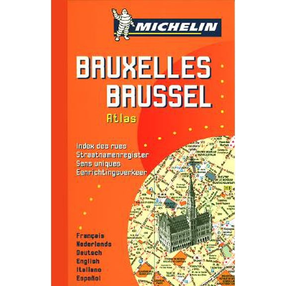 Pre-Owned Michelin Brussels Mini-Spiral Atlas No. 2044 (Michelin Maps & Atlases) (Unknown) 2062044003 9782062044000