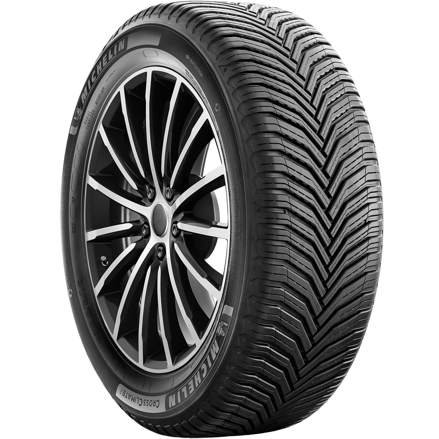 Michelin CrossClimate2 All-Season 255/65R18 111H Tire - Walmart.com