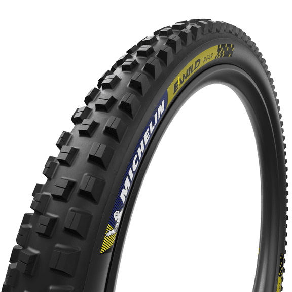 Michelin E-WILD RACING LINE Rear Mountain Bike Tire – 27.5''x2.60" Folding Tubeless Ready Tire with MAGI-X Compound, Designed for E-Bikes & Performance Trail Riding