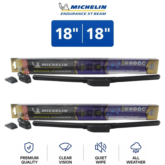 Michelin Endurance XT Beam 18"/18" Wiper Blade Set 2-Pc For 308 GTSi 81-82