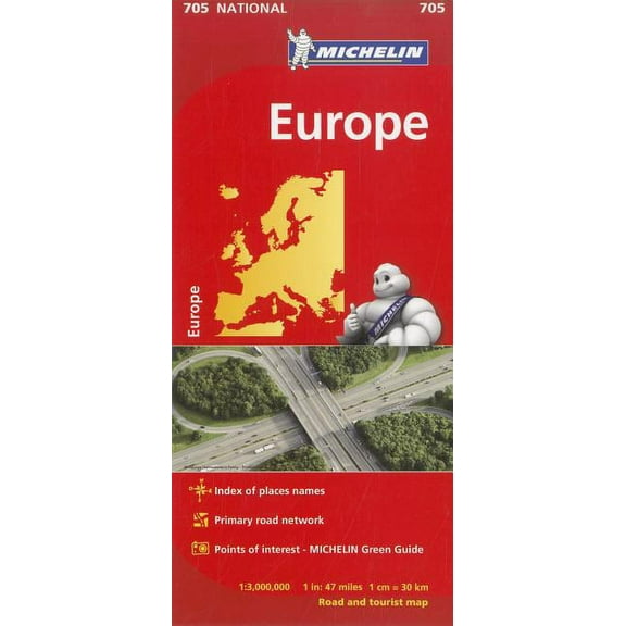 Michelin Europe - Folded Map: 9782067170117
