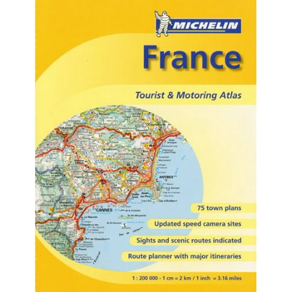 Pre-Owned Michelin France Tourist & Motoring Atlas (Spiral-bound) 2067142852 9782067142855