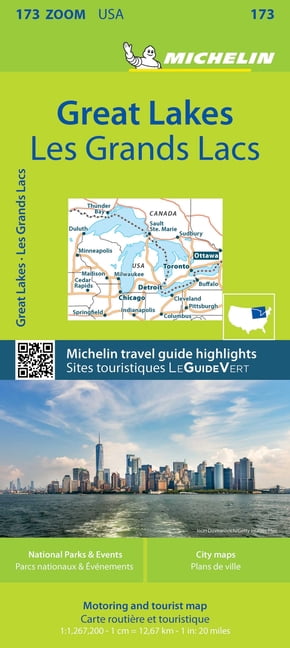 Michelin Great Lakes Map - Folded Map - Walmart.com