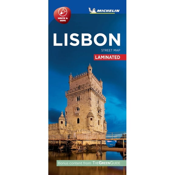 Michelin Lisbon City Map - Laminated