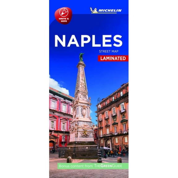 Michelin Naples City Map - Laminated, (Paperback)