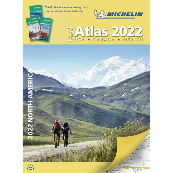 Michelin North America Large Format Road Atlas 2022: USA - Canada - Mexico (Paperback)