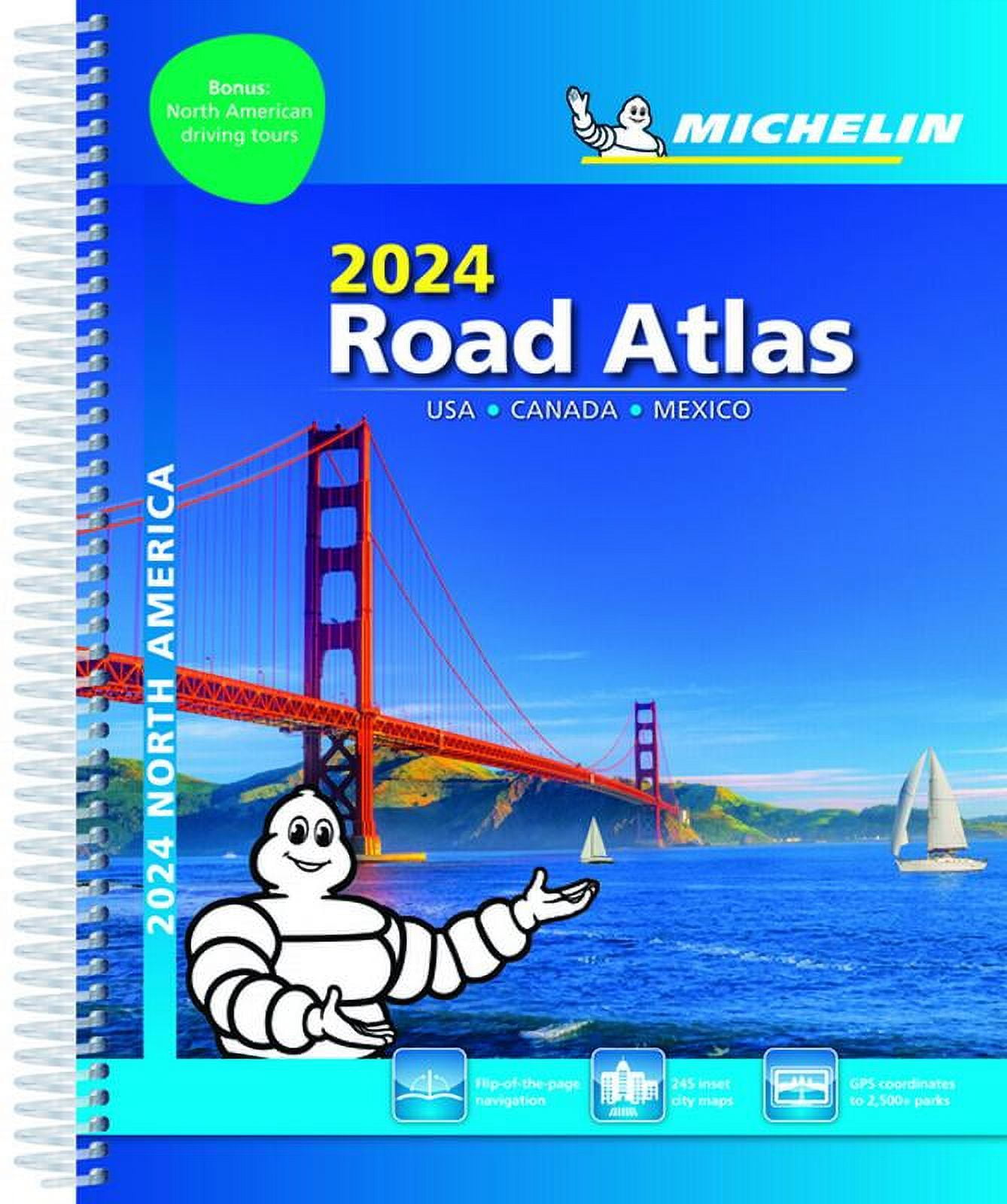 Michelin North America Road Atlas 2024 USA CANADA MEXICO (Edition
