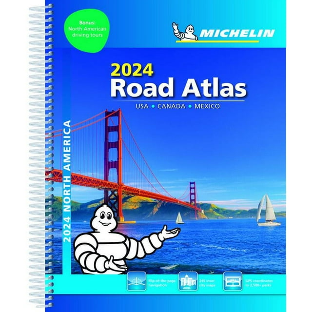 Michelin North America Road Atlas 2024 USA CANADA MEXICO (Edition