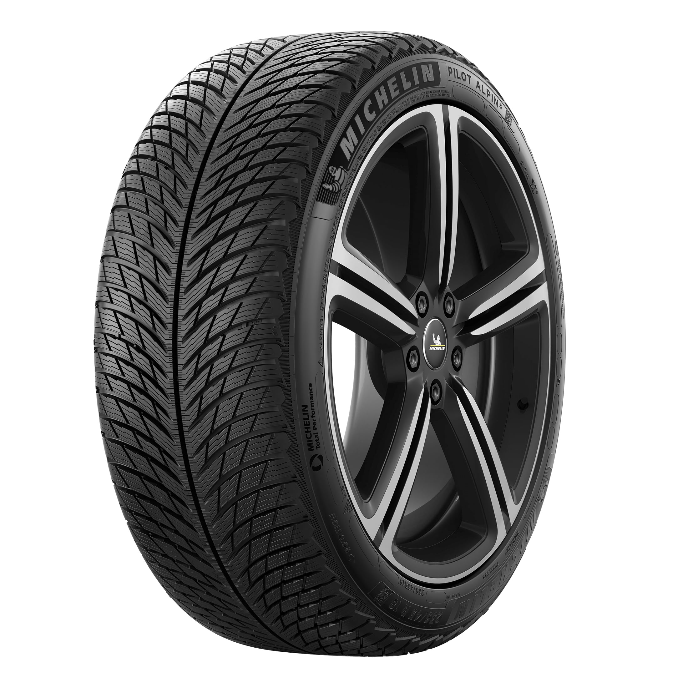 Michelin Pilot Alpin 5 Winter 235/40R18/XL 95V Tire Fits: 2012-14 Mercedes-Benz E350 4Matic, 2012-14 Volvo S60 T6 R-Design