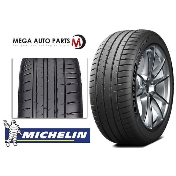 Michelin Pilot Sport 4 Summer 245/45R18/XL 100Y Tire Fits: 2016-23 Chevrolet Malibu LT, 2009-14 Acura TL SH-AWD
