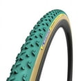 thumbnail image 1 of Michelin Power Cross Cyclocross Bike Tire 700c 700 x 33, Green/Tan, 1 of 2