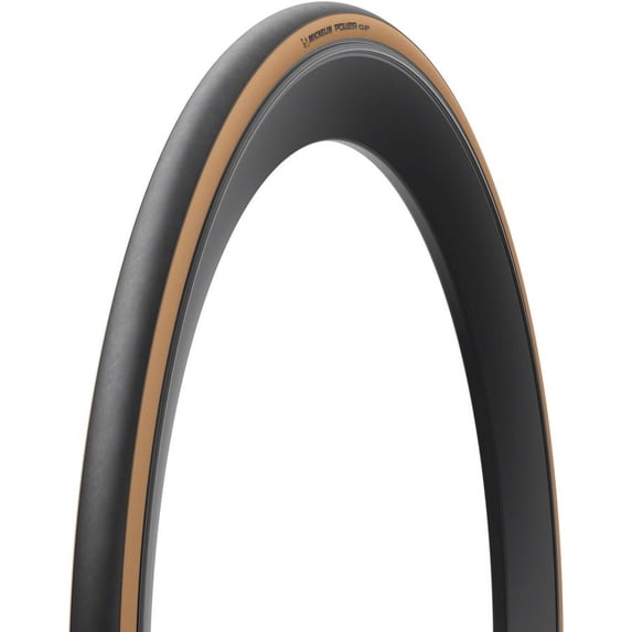 View of Michelin Power Cup Tire - 700 x 25, Clincher, Folding, Black/Tan ...