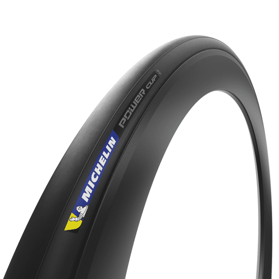Michelin Power Cup Tire - 700 x 25, Clincher, Folding, Black/Tan, Competition Line, X-RACE, Aramid Protek
