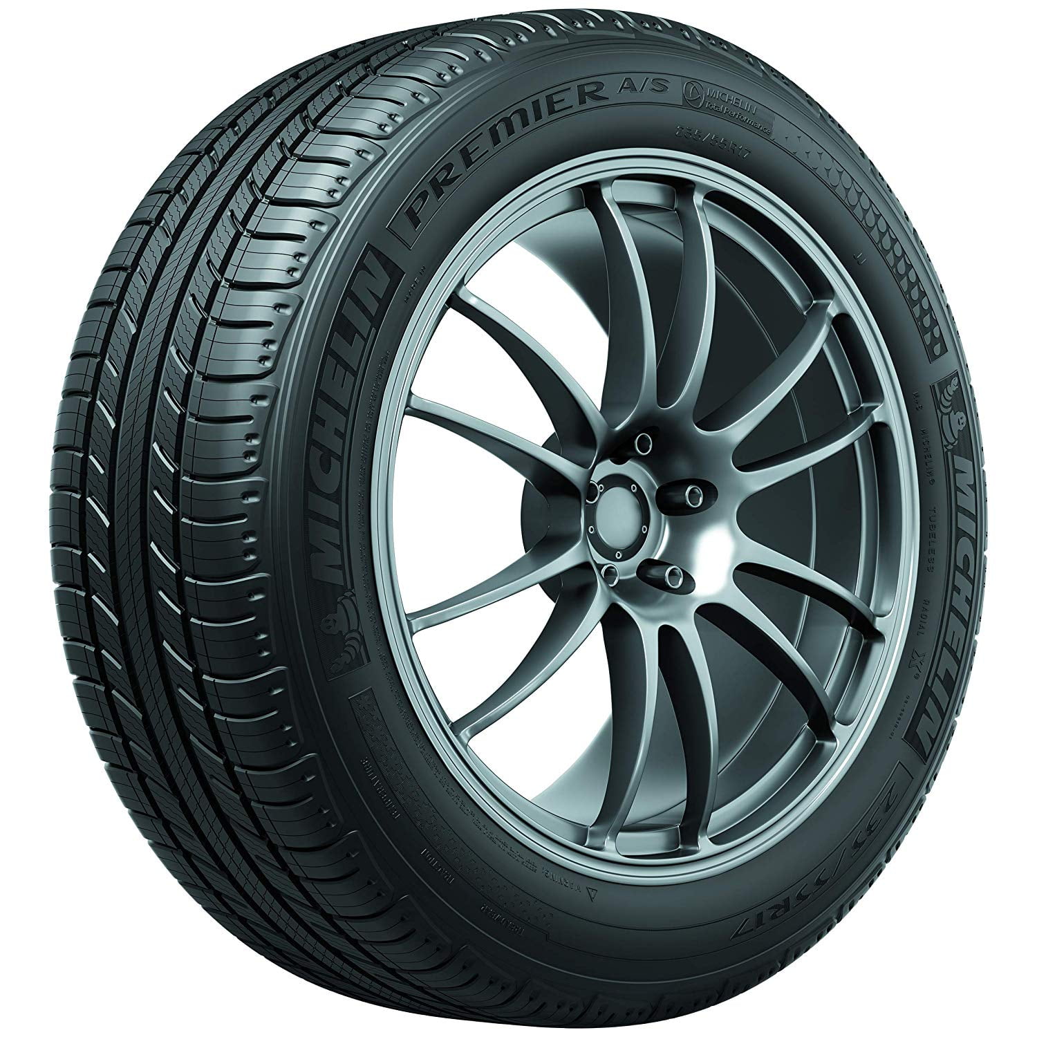 Michelin Premier A/S All-Season Tire 235/60R18 103H Fits: 2017-19 Honda CR-V EX-L, 2018-22 Honda Odyssey EX-L