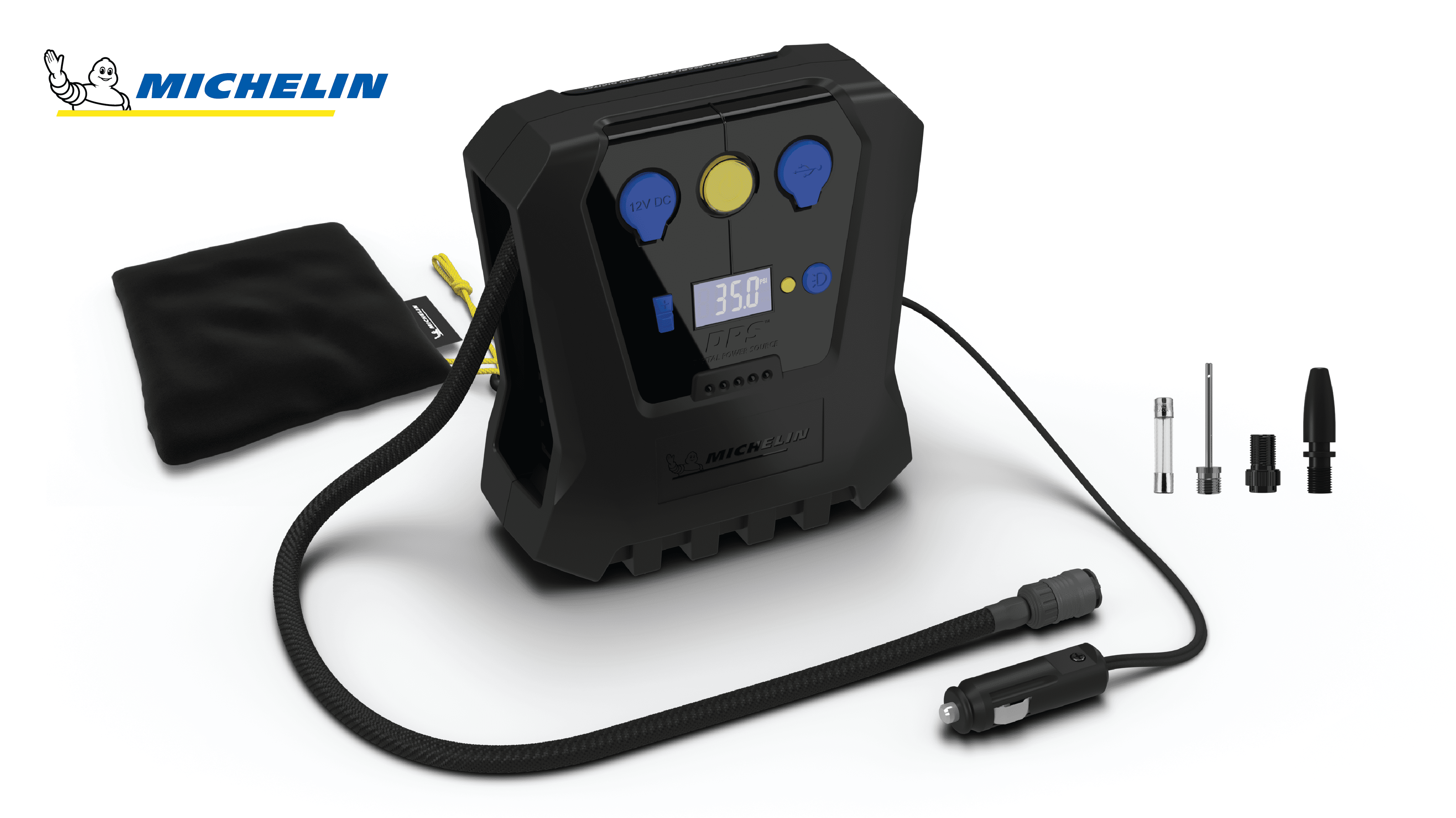 Michelin Programmable 12 Volt Digital Tire Inflator