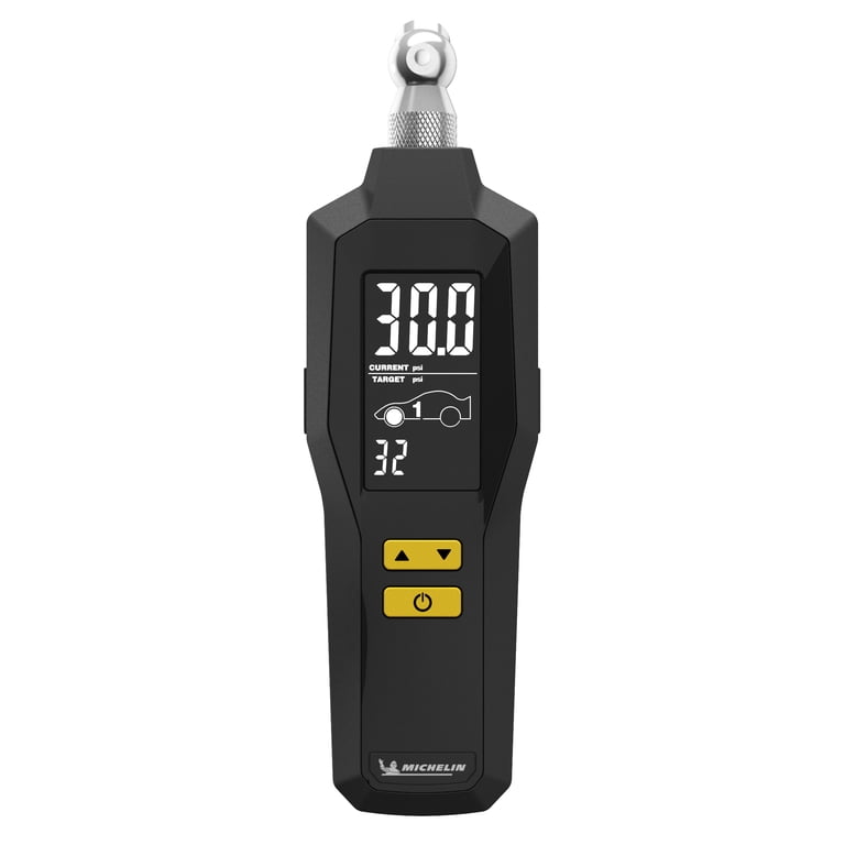 MICHELIN 009504 Goedgekeurde Manometer Voetpomp, 7 Bar