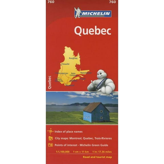 Quebec - Michelin National Map 760