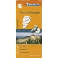 thumbnail image 1 of Michelin Regional Maps: France: Franche-Comté Map 520 - Folded Map, 1 of 1