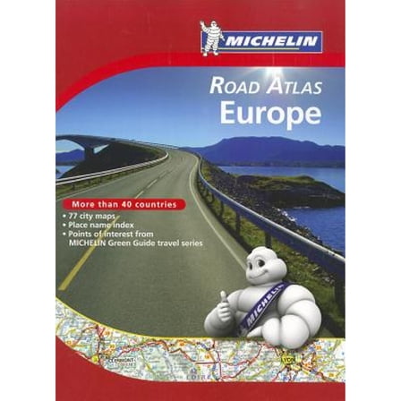 Pre-Owned Michelin Road Atlas Europe (Spiral-bound) 2067173685 9782067173682