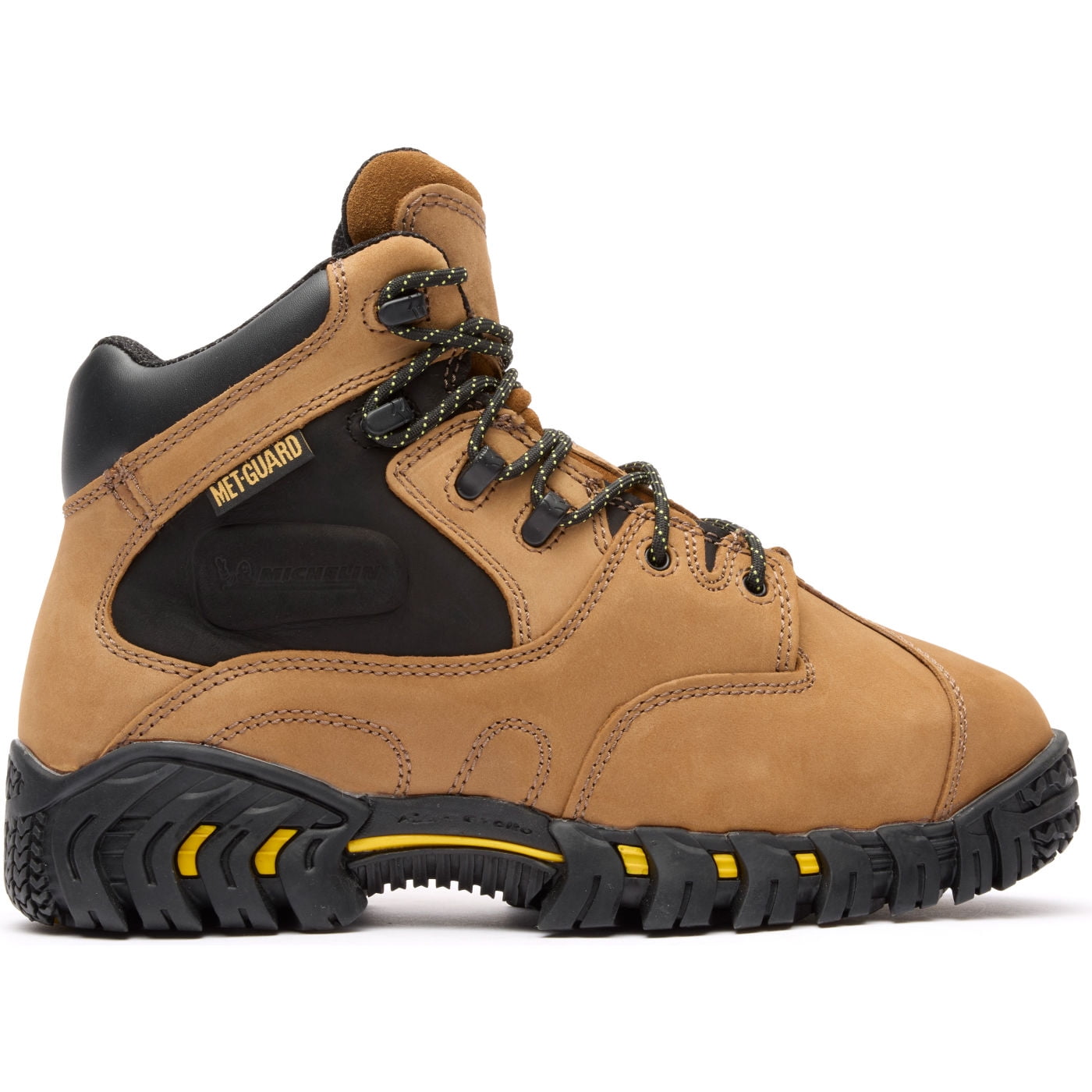 Michelin® Safety Leather Steel Toe Internal Met Guard Work Boot, Size ...