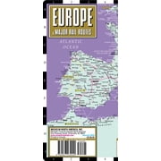 Michelin Streetwise Maps Streetwise Europe & Major Rail Routes Laminated Map Other