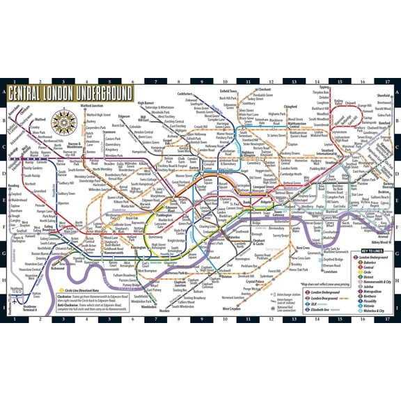 Michelin Streetwise Maps Streetwise London Underground Map: Laminated Map of the London Underground, England, (Paperback)