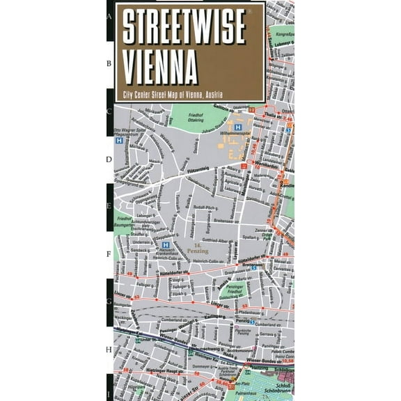 Michelin Streetwise Maps Streetwise Vienna Map - Laminated City Center Street Map of Vienna, Switzerland, (Paperback)