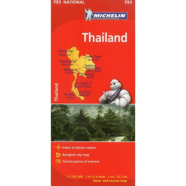 Michelin Thailand - Folded Map