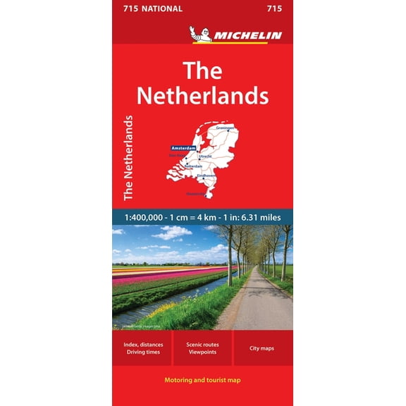 Maps/Country (Michelin) Michelin the Netherlands Road and Tourist Map, (Paperback)