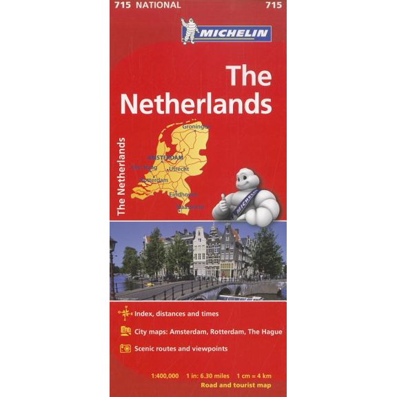 Maps/Country (Michelin) Michelin the Netherlands Road and Tourist Map, (Paperback)