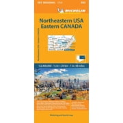 Maps/Regional Michelin Michelin Usa Northeast, Canada East Map 583, Paperback