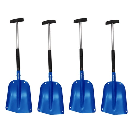 Michelin Ultra Compact 40 inch Telescopic Utility Snow Shovel Blue Pack of 4