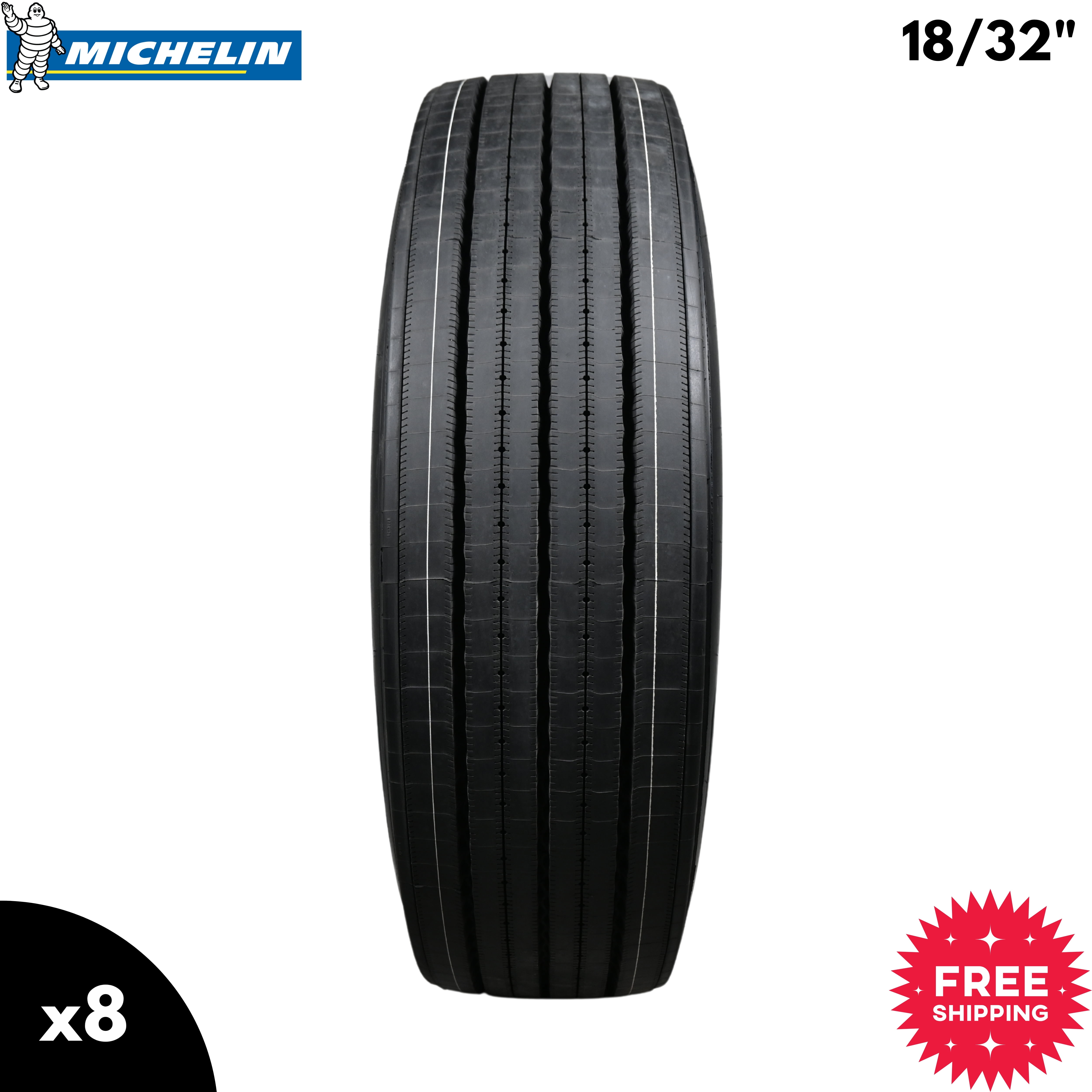 Michelin X Line Energy Z+ 295/75R22.5 16PR - Steer Position - Set