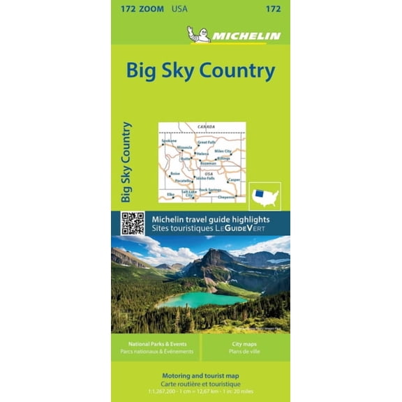 Michelin Zoom USA Maps Michelin Big Sky Country Map, (Paperback)