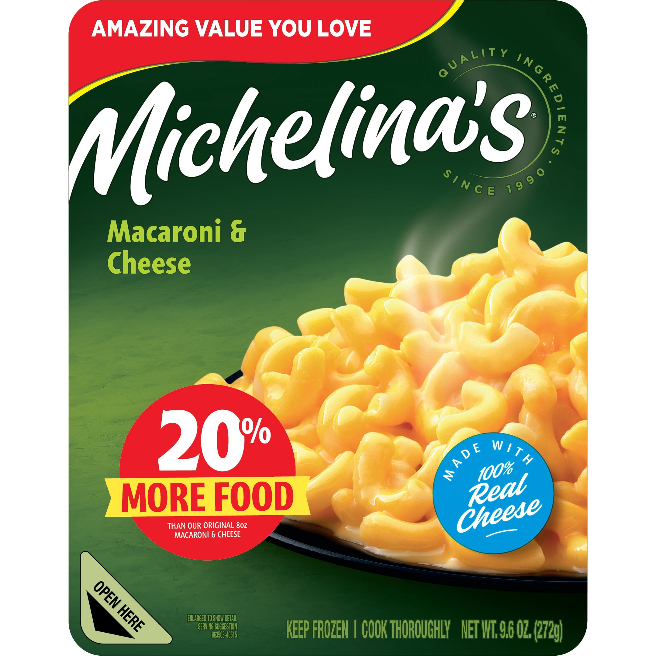 Michelina's Macaroni and Cheese Meal 9.6oz (Frozen Dinner)