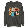 thumbnail image 1 of Michelle Hartman Hello Fall Premium Sweatshirt, Sizes S-3X (Vintage Black, XL), 1 of 1