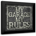 thumbnail image 1 of Michelle, Misty 15x15 Black Modern Framed Museum Art Print Titled - My Garage, My Rules, 1 of 5
