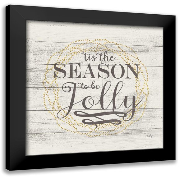 Michelle, Misty 15x15 Black Modern Framed Museum Art Print Titled - Tis the Season