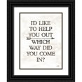 thumbnail image 1 of Michelle, Misty 15x18 Black Ornate Wood Framed with Double Matting Museum Art Print Titled - Help You Out, 1 of 4