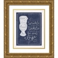 thumbnail image 1 of Michelle, Misty 15x18 Gold Ornate Wood Framed with Double Matting Museum Art Print Titled - Sprinkle Tinkle, 1 of 4