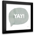 thumbnail image 1 of Michelle, Misty 20x20 Black Modern Framed Museum Art Print Titled - Yay!, 1 of 5
