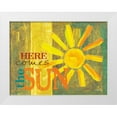 thumbnail image 1 of Michelle, Misty 32x25 White Modern Wood Framed Museum Art Print Titled - Here Comes the Sun, 1 of 4