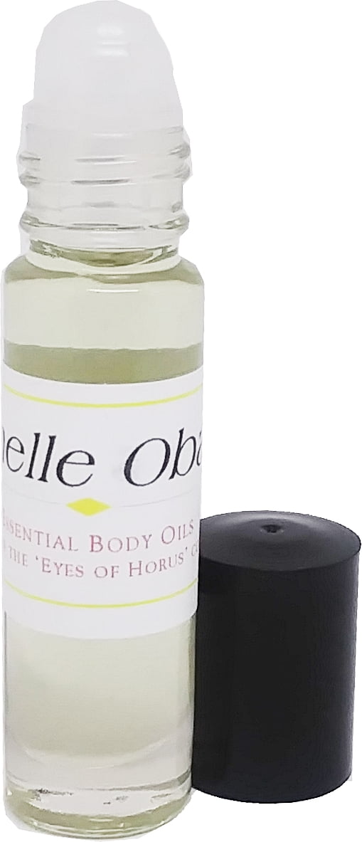 Elegant Michelle Obama Inspired Women's Perfume Body Oil, Citrus Scent, Light Gold 1/3 oz. Roll