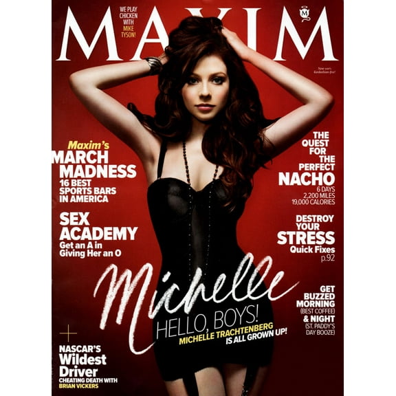 Michelle Trachtenberg Poster Maxim Cover Metal Sign 8Inx 12In Metal Print 8x12 Square Adults Best Posters