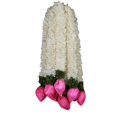 thumbnail image 1 of Michellecmm Artificial Jasmine Garland Hanging Fake Flower String with Lotus Buds for Diwali Home Garden Party Wedding Decorations, 1 of 7