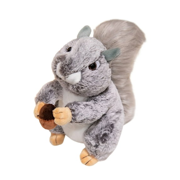 Michellecmm Cartoon Squirrel Plush Doll, Cute Soft Stuffed Toy Birthday Present for Children Adults