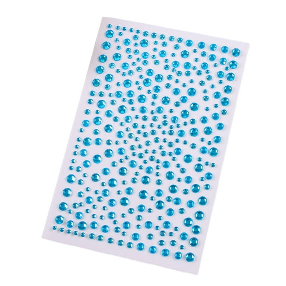 Michellecmm Diamond Face Stickers Acrylic Polished Colorful Dot Pasted Waterproof Makeup Fashion Stickers