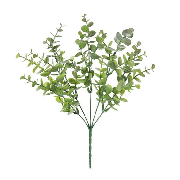 Michellecmm Eucalyptus Picks Branches Artificial Green Stems Faux Flower Arrangement Vase Filler