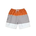 thumbnail image 1 of Michellecmm Family Matching Swimsuit, Tree Print Sleeveless Bikini Set Striped Swimming Trunks Bathing Suit, 1 of 1